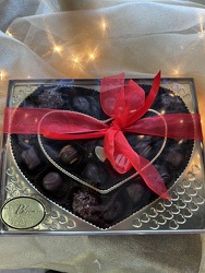 VD Heart Chocolates from In Full Bloom in Farmingdale, NY