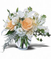 White Roses & Lilies from In Full Bloom in Farmingdale, NY