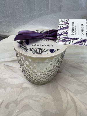 Lavender Candle  from In Full Bloom in Farmingdale, NY