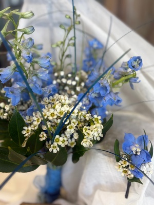 Prom 2025 Shades of Blue from In Full Bloom in Farmingdale, NY