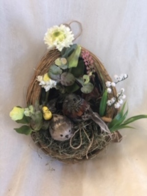 Silk Arrangement with Bird 2 from In Full Bloom in Farmingdale, NY
