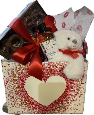 VD24 Gift Box Chocolate Pretzels from In Full Bloom in Farmingdale, NY