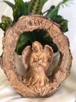 Wooden Angel from In Full Bloom in Farmingdale, NY