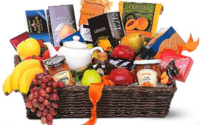 Grande Gourmet Fruit Basket from In Full Bloom in Farmingdale, NY